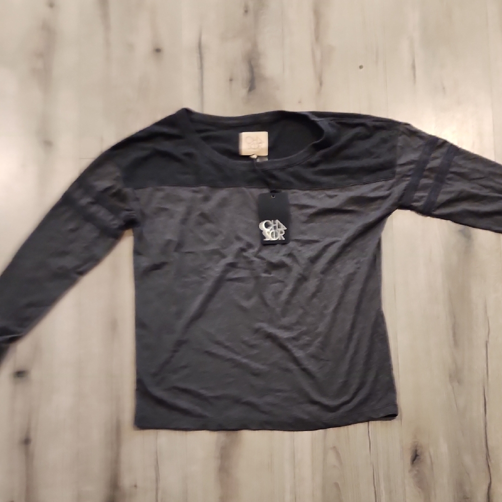 Chaser Charcoal Long Sleeve Kids Shirt